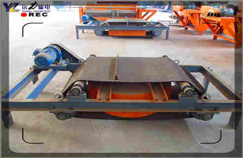 廣西幹式自卸式電磁除鐵器