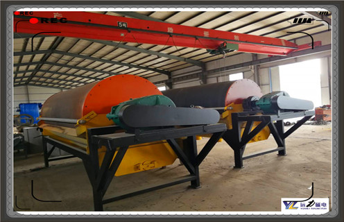 幹式永磁筒式磁選機，幹式永磁筒式磁選機的安裝要點_小型鐵礦石幹式永磁筒式磁選機的安裝要點_工作原理 _選礦流程 