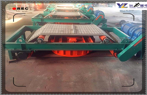 電磁自卸式除鐵器，天津RCDD-6幹式自卸式電磁除鐵器_國家標準_天津RCDD-6幹式自卸式電磁除鐵器配件_型號及工作視頻