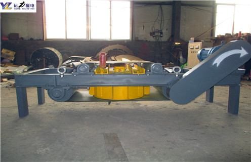 電磁自卸式除鐵器，電磁自卸式除鐵器技術參數電流_電磁自卸式除鐵器技術參數廠家配件_型號及工作視頻