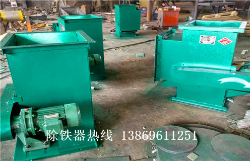 永磁管道除鐵器，湖南永磁管道除鐵器應用 _遠力廣東管道式粉料永磁除鐵器12000高斯_可定製工作原理_安裝示意圖 