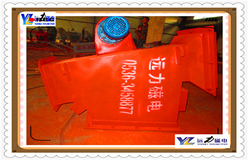 管道自卸式除鐵器，RCGZ係列管道自卸式永磁除鐵器價格 _遠力RCGZ係列管道自卸式永磁除鐵器型12000高斯_可定製工作原理_安裝示意圖 