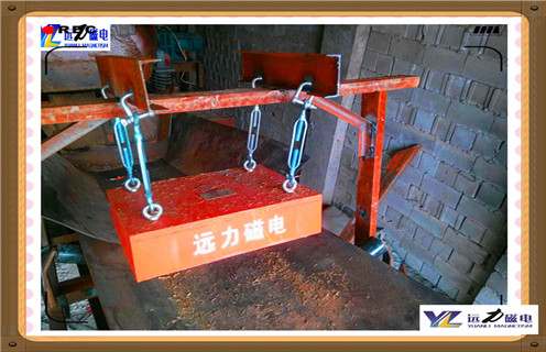 皮帶永磁除鐵器，廣東皮帶永磁除鐵器參數_內部磁塊安裝方法_廣東皮帶永磁除鐵器型號價格