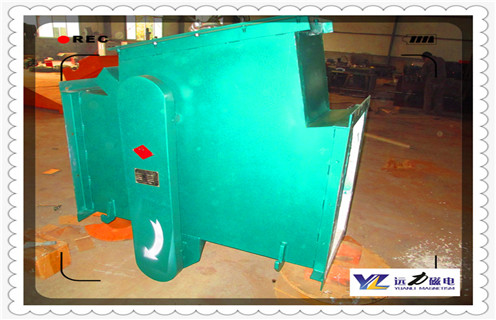 管道除鐵器，西藏鋰電管道除鐵器_遠力西藏鋰電管道除鐵器應用安裝示意圖型12000高斯_可定製工作原理 