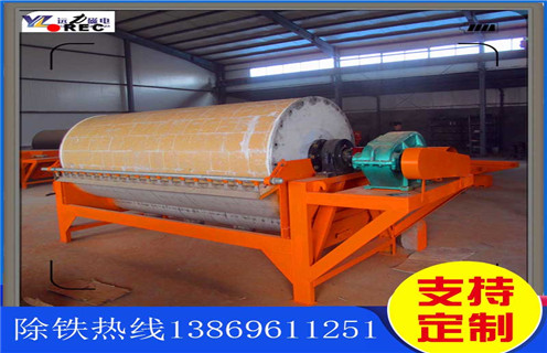 永磁滾筒工作原理，上海RCT-50/65永磁滾筒工作原理_滾筒磁選機多少錢一台，上海RCT-50/65永磁滾筒工作原理工作原理