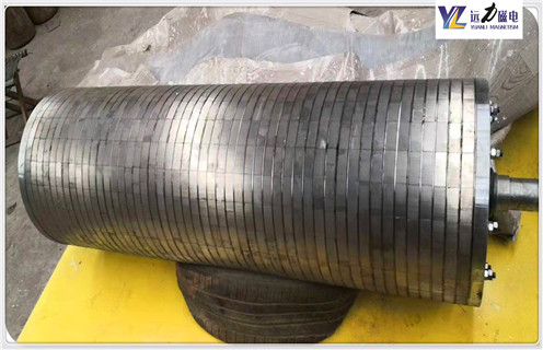 強磁輥式磁選機，甘肅稀土永磁輥式強磁磁選機_推薦合適廠家皮帶及結構價格，甘肅稀土永磁輥式強磁磁選機，幹式磁選機廠家生產高性能