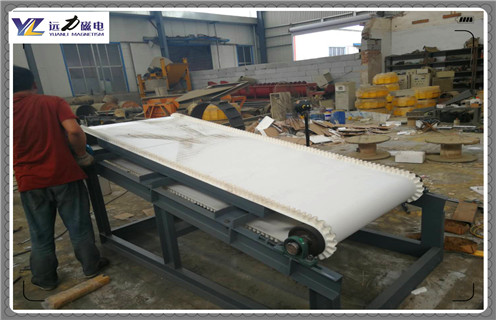 高強磁磁選機，青島高強磁磁選機訂製_濰坊幹選永磁磁選機，選三氧化二鐵嗎？