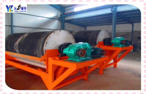 鐵礦永磁筒式磁選機，湖南鐵礦永磁筒式磁選機_遠力湖南鐵礦永磁筒式磁選機的結構磁場分布圖