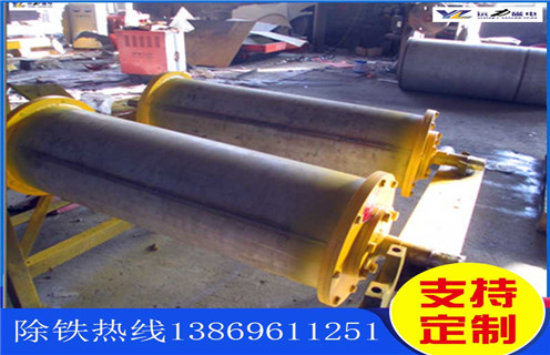 永磁滾筒除鐵器，湖南永磁滾筒除鐵器_河南永磁滾筒多少錢一台，湖南永磁滾筒除鐵器磁塊安裝內部結構圖 