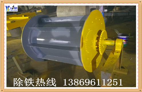 強磁除鐵滾筒，廣西強磁除鐵滾筒_黑龍江強磁永磁滾筒結構圖多少錢一台，廣西強磁除鐵滾筒結構圖磁塊安裝內部結構圖 