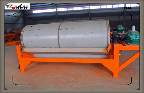 濕式永磁磁選機，黑龍江濕式永磁磁選機_遠力黑龍江濕式永磁磁選機的結構磁場分布圖