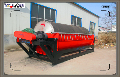 半逆流型磁選機，雲南半逆流型磁選機_結構工作原理圖_雲南半逆流型磁選機如何調整及工藝流程圖