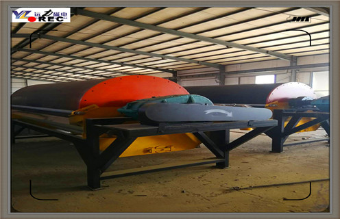 半逆流磁選機，新疆半逆流磁選機_結構工作原理圖_新疆半逆流磁選機圖片如何調整及工藝流程圖